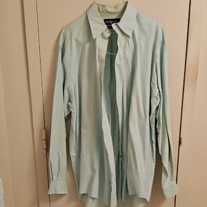 Calvin Klein Men's Mint Green Dress Shirt